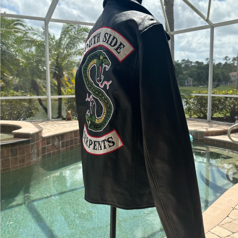 Vegan Riverdale Black Leather like Jacket